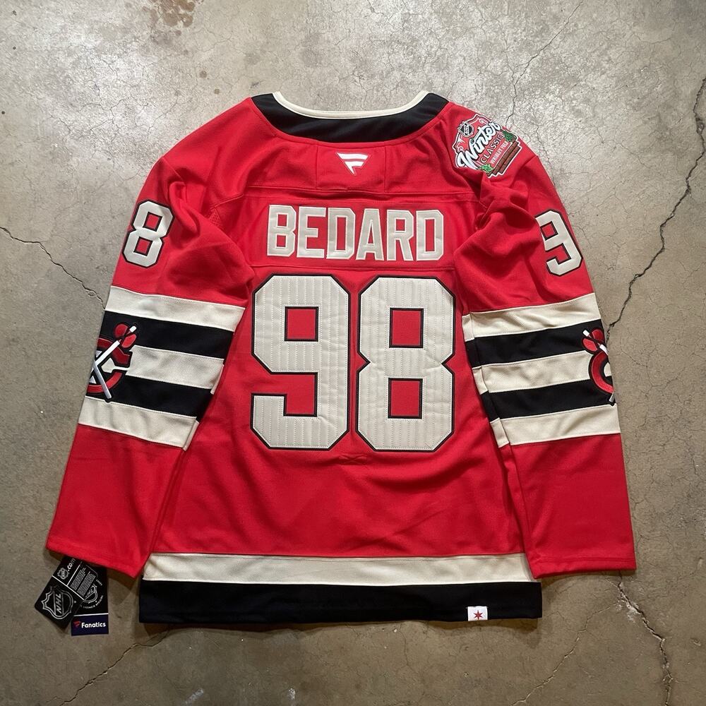 Fanatics Connor Bedard Chicago Blackhawks Jersey Size 52 L